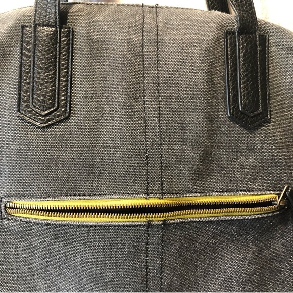 Pistil The Sure Thing Tote bag mottled canvas and faux leather accents OS - Picture 2 of 10